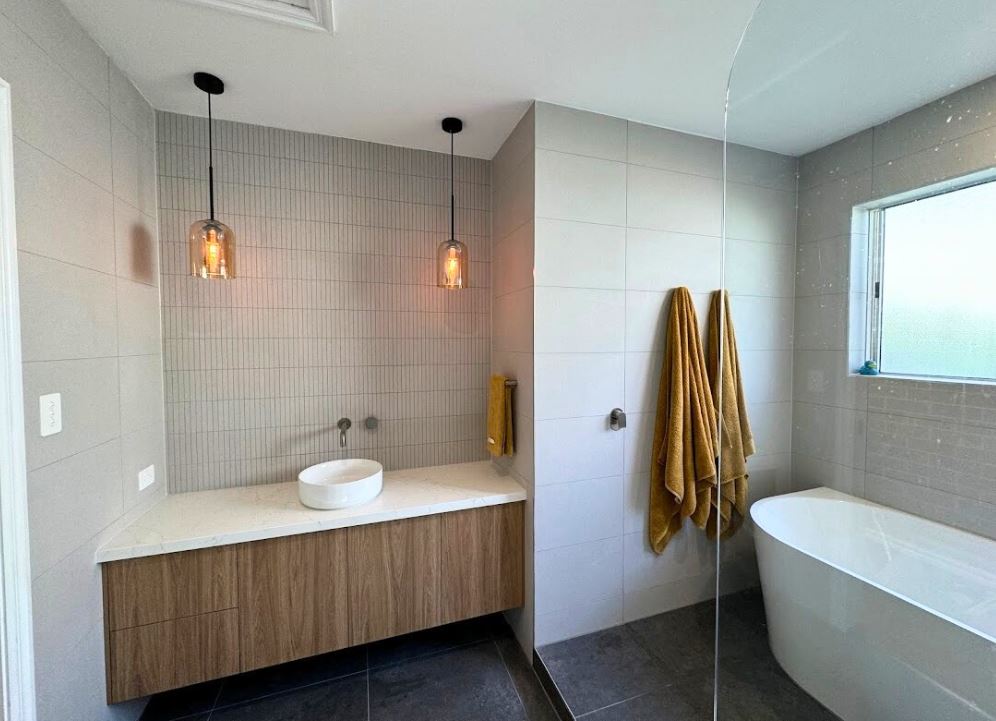 Bathroom remodeling project